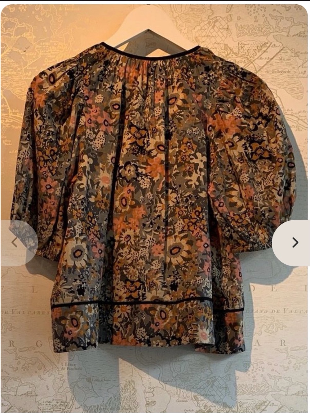 The Great Floral Puff-Sleeve Peasant Blouse - Picture 6 of 8